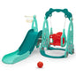 TOBBI & NYEEKOY 3-in-1 Car-Themed Toddler Slide and Swing Set