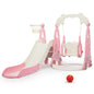 TOBBI & NYEEKOY 3-in-1 Car-Themed Toddler Slide and Swing Set