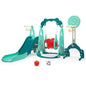TOBBI & NYEEKOY 5-in-1 Car-Themed Toddler Slide and Swing Set