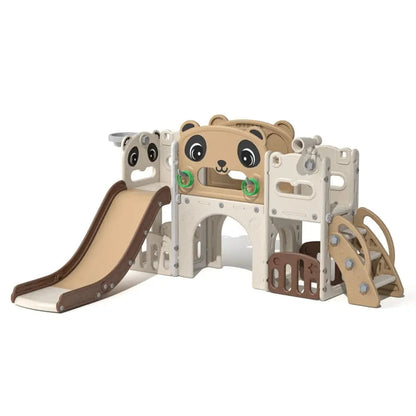 TOBBI & NYEEKOY 9-in-1 Large Indoor Outdoor Slide Set