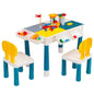 TOBBI & NYEEKOY Multi-Function Rectangular Kids Activity Table Set