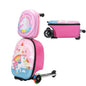 TOBBI & VLIVE Kids Scooter Suitcase 2-Piece Set