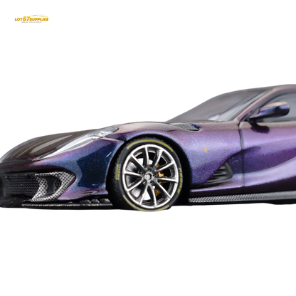 TOC Ferrari 812C Chameleon Purple 1:64