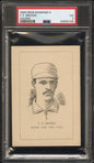 Graded 1889 N526 Diamond S Cigars T.T. Brown Baseball Tobacco Card PSA 3 VG