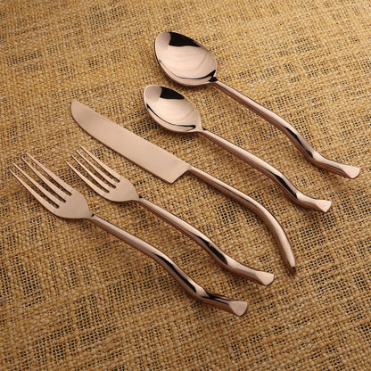 Twig PVD 5 Pc. Flatware Set