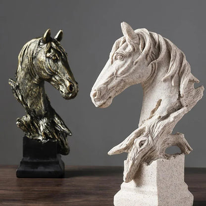 Table Decor - Rustic Horse Head Wooden