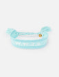 Teal WWJD Embroidered Bracelet