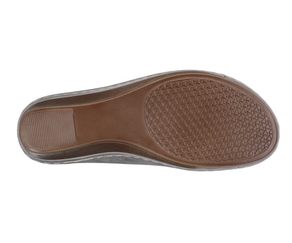 Women's Tokyo Silver Wedge Sandals