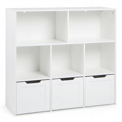 Kids Storage Organizer with 3 Drawers and 5 Cubbies