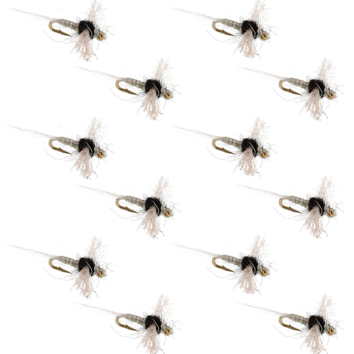 Trico Spinner Z-Lon Wing 12 Flies Hook Size 20