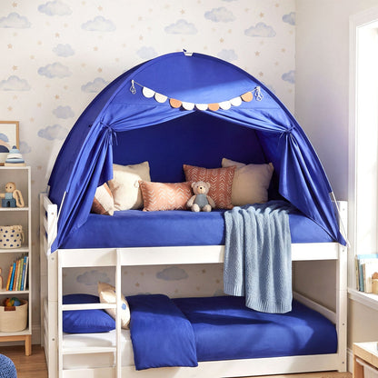 Twin Size Indoor Canopy Tent for Kids with 2 Window and Suits 3+