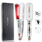 RUCHA Infrared Steam Hair Straightener 2 Inches Wide Plate Hair Salon Steampod Ironing Styler Ceramic Tourmaline Flat Iron