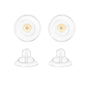 Universal EZback Earring Backs Soft Clear Silicone