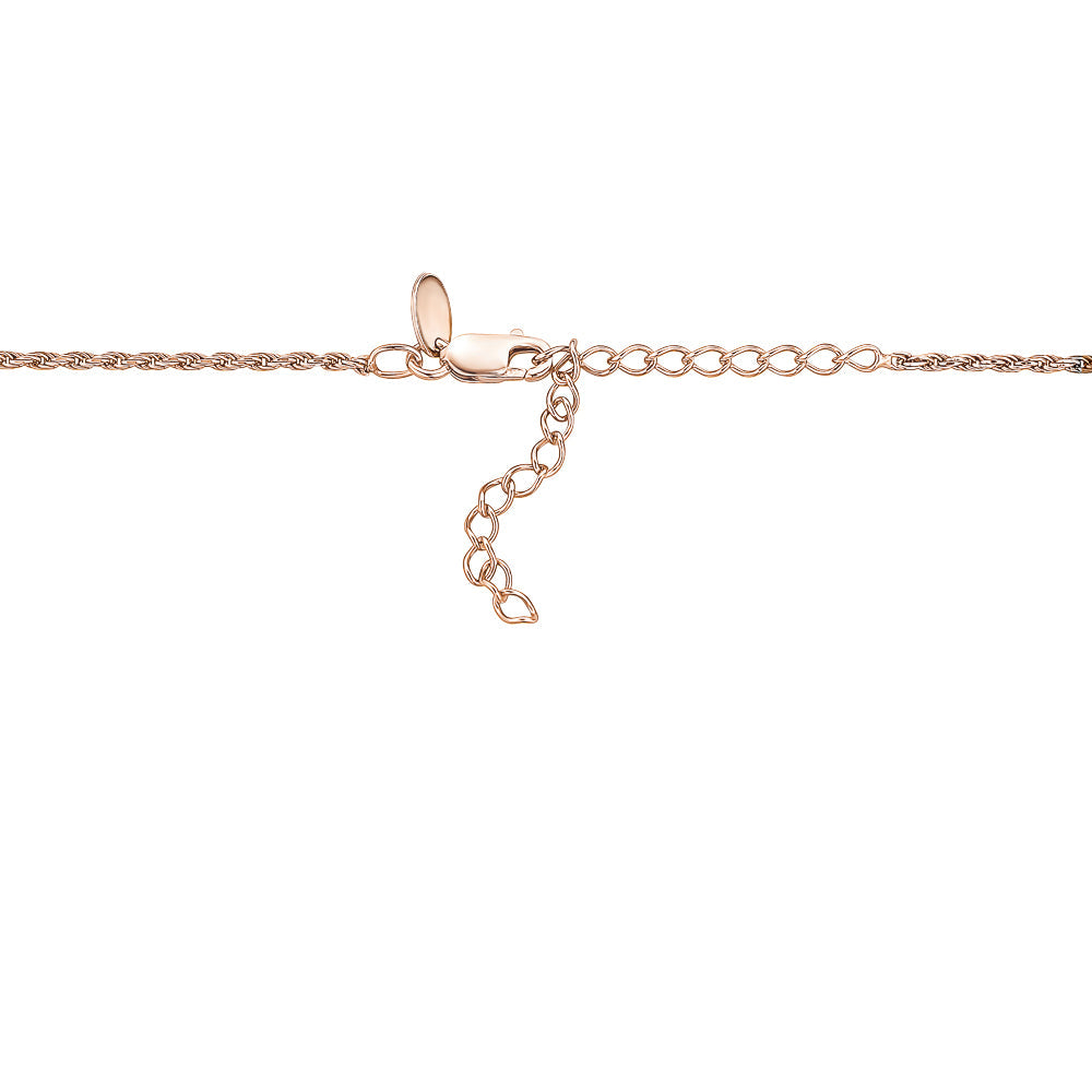 Sterling Silver Rose Gold Yellow Gold Plated French Rope Chain Italy 33.5"