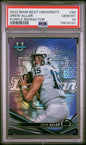 Graded 2022 Topps Bowman Best University Drew Allar #80 Purple Refractor /250 Rookie RC Football Card PSA 10 Gem Mint
