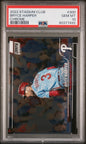 Graded 2022 Topps Stadium Club Bryce Harper #300 Chrome Baseball Card PSA 10 Gem Mint