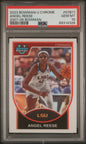 Graded 2023 Topps Bowman U Chrome Angel Reese #07B11 2007-08 Bowman Rookie RC Basketball Card PSA 10 Gem Mint