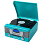 Victor Diner 7-in-1 Turntable Music Center with CD & MP3 Player and Bluetooth Function