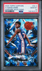 Graded 2025 Topps Sapphire VJ Edgecombe #SS3 Sapphire Selections Rookie RC Basketball Card PSA 10 Gem Mint