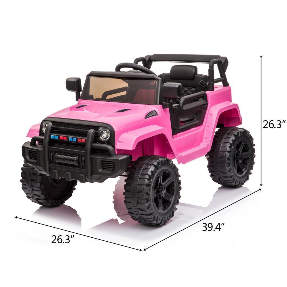 Interactive Ride-On Car Truck for Kids with Music, Lights, 3 Speeds, and Remote Control Safety Guide