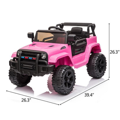 Interactive Ride-On Car Truck for Kids with Music, Lights, 3 Speeds, and Remote Control Safety Guide