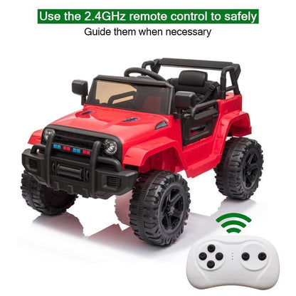 Electric Kids Ride-On SUV with Remote Control, MP3 Player, and LED Lights - 3 Speed Options