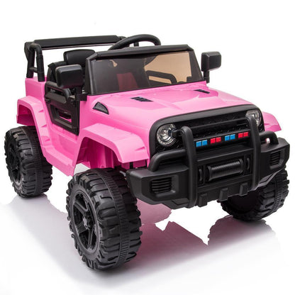 Interactive Ride-On Car Truck for Kids with Music, Lights, 3 Speeds, and Remote Control Safety Guide