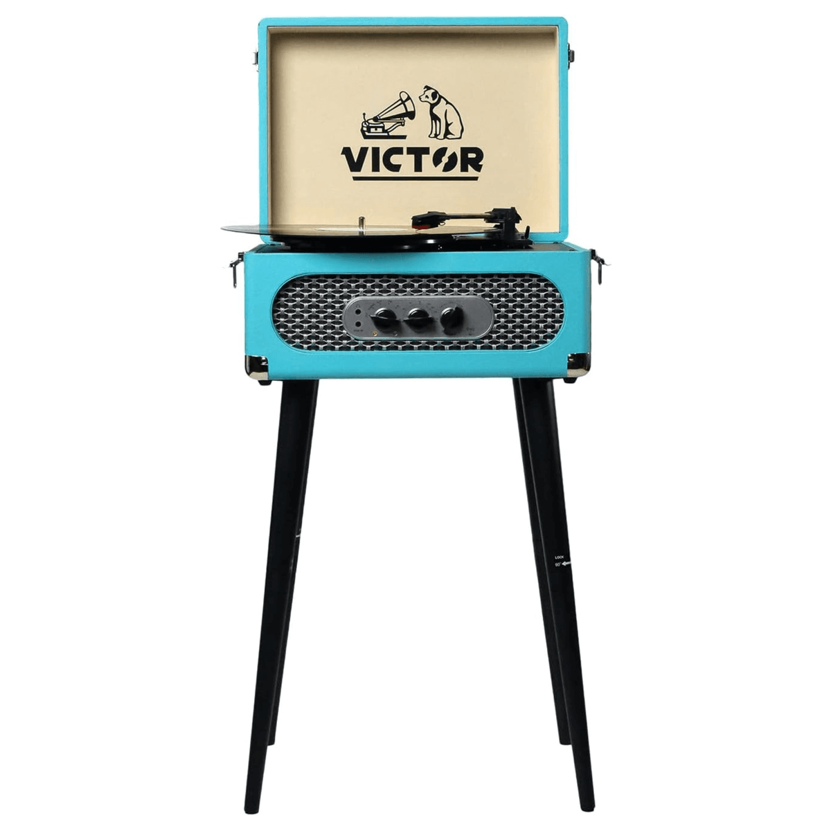 Victor Andover 5-in-1 Music Center with Chair-Height Legs and Bluetooth Function