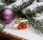 Christmas Tree Enamel Ring
