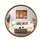 Vanity Mirror - Round Wood