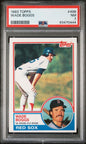 Graded 1983 Topps Wade Boggs #498 Rookie RC Baseball Card PSA 7 NM