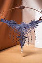 Embroidered Fringe Pearl Thong