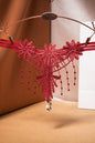 Embroidered Fringe Pearl Thong