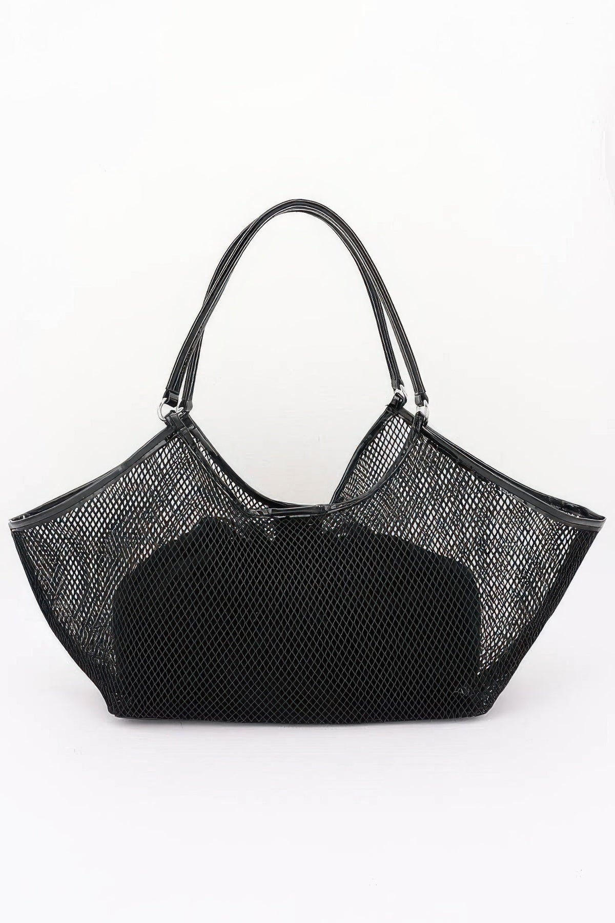 Mesh Tote Bag With Removable Liner