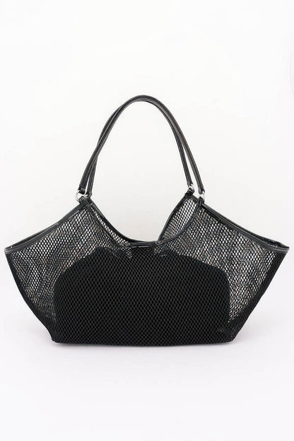 Mesh Tote Bag With Removable Liner