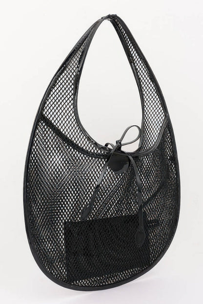 Mesh Tote With Detachable Pouch