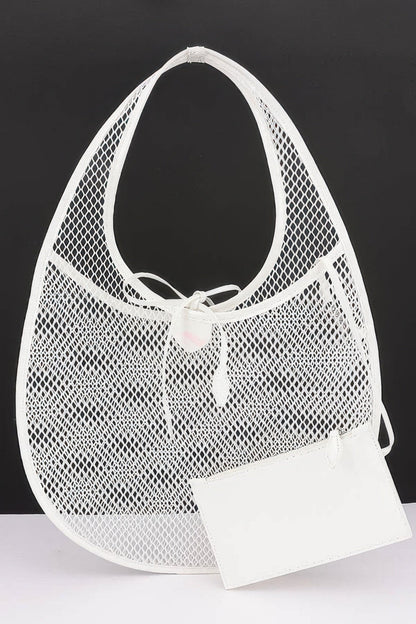 Mesh Tote With Detachable Pouch