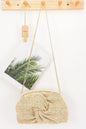 Twist Knot Woven Crossbody Bag