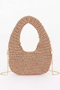 Crochet Woven Hobo Bag