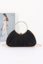 Pleated Polyester Party Clutch