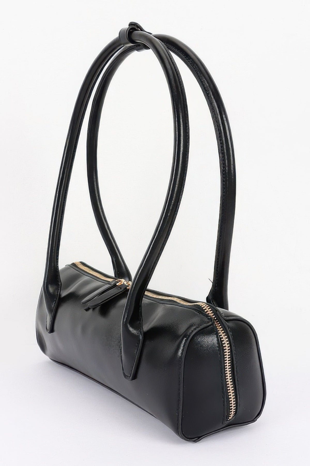 Vegan Leather Rectangular Shoulder Bag