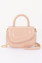 Patent Leather Top Handle Bag