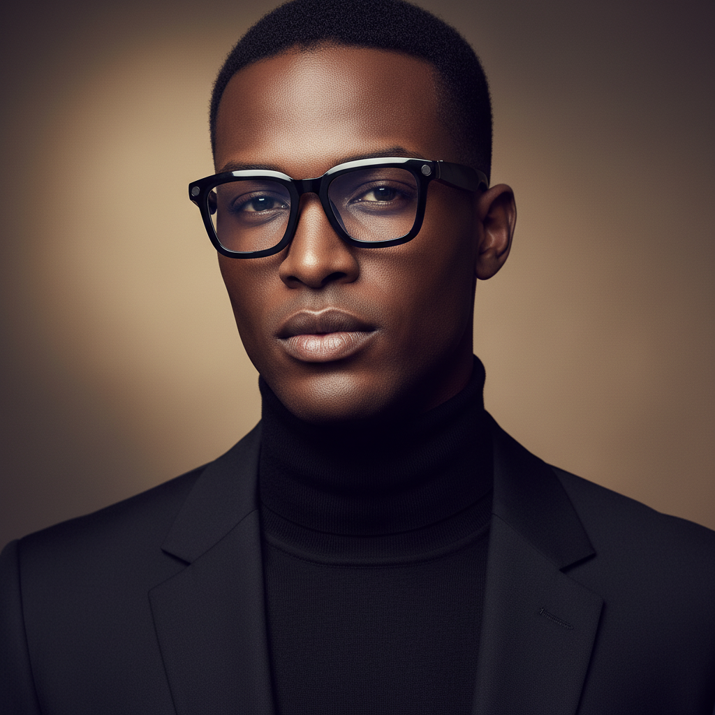 Midnight Black Titan Audio Specs | IPX4 Waterproof Smart Bluetooth 5.0 Sports Sunglasses with Wireless Mic & Open-Ear Audio
