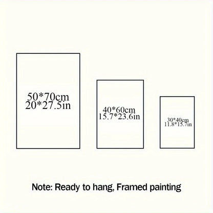 Wall Art - Modern Abstract Neutral Horizontal