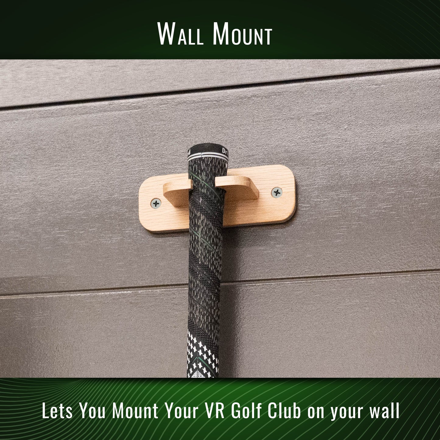 DriVR Elite Mini -  Adjustable VR Weighted Golf Club Handle Accessory - Compatible with Quest 2, 3/3s, and Pro