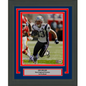 Framed Autographed/Signed Wes Welker New England Patriots 8x10 Football Photo Beckett BAS COA #2
