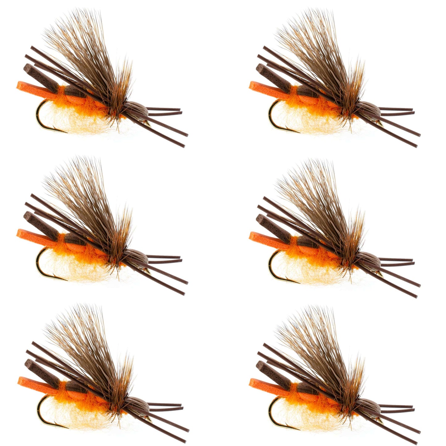West Fork Salmonfly Stone - Stonefly Dry Fly - 6 Flies Hook Size 6