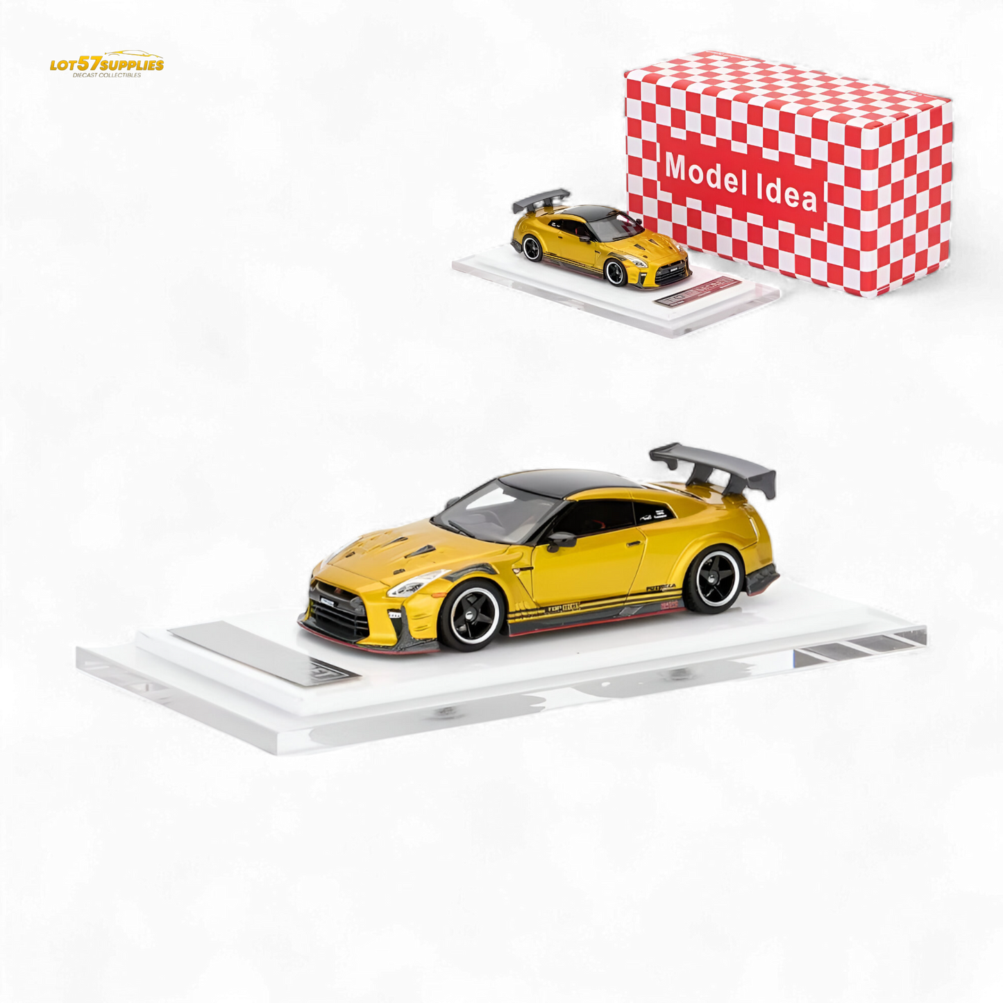 Model Idea GT-R R35 TOP SECRET Modified Version 1:64