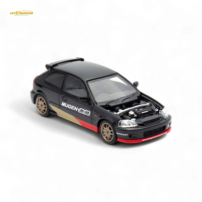 MOTORHELIX Honda Civic EK9 MUGEN Black 1:64