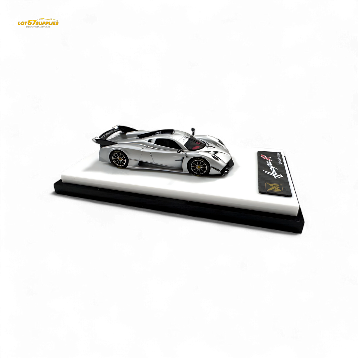 DMY Pagani Huayra R Matte Silver 1:64